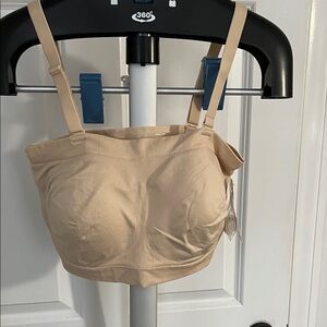Seamless Tan Convertible Bra from Truekind